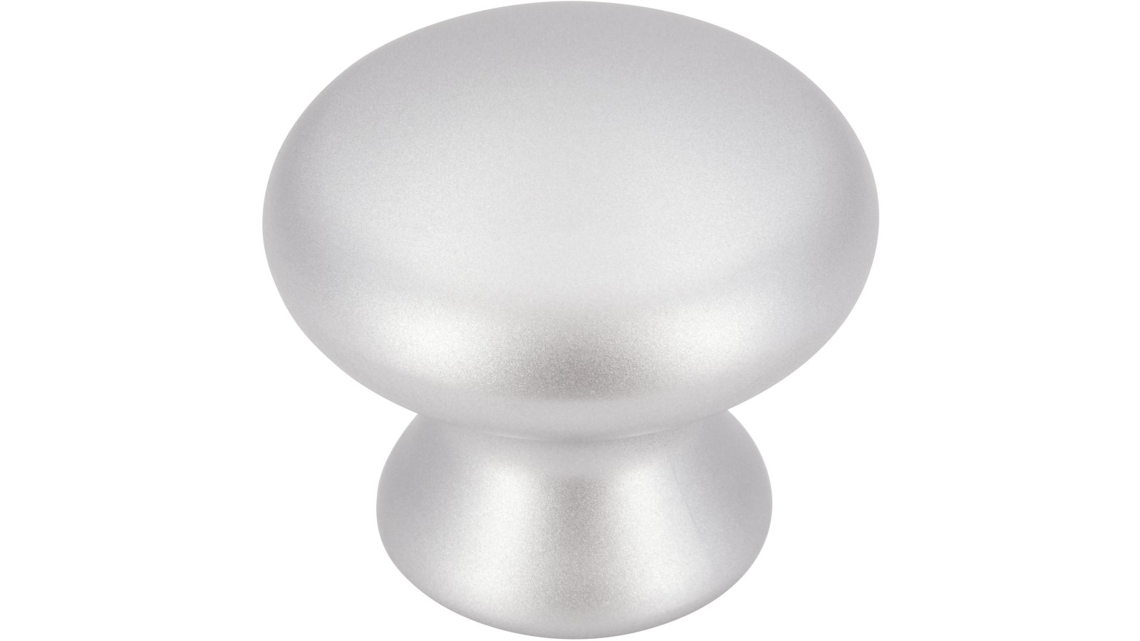 Moebelknopf-Velbert-weiss-alufarbig-Aluminium-Kunststoff-laenge-32-751272 Knopf Velbert Kunststoff weißaluminium - 32 mm lang vor weißem Hintergrund