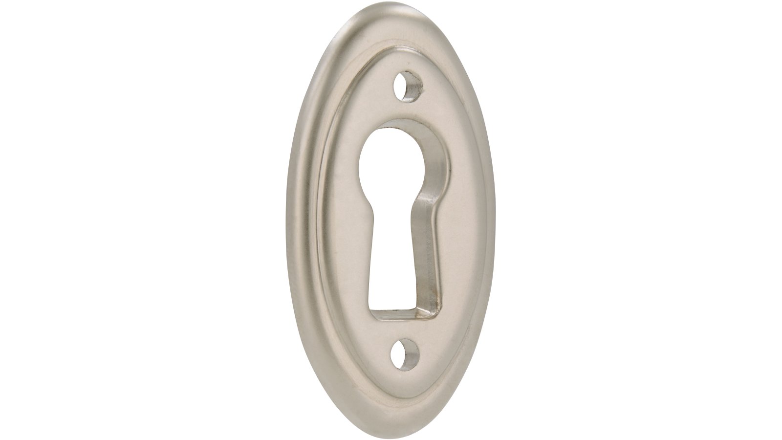 Schluesselschild-Hanau-nickel-Zinkdruckguss-laenge-37-630684 Schild Hanau Druckguss matt vernickelt - 37 mm lang vor weißem Hintergrund