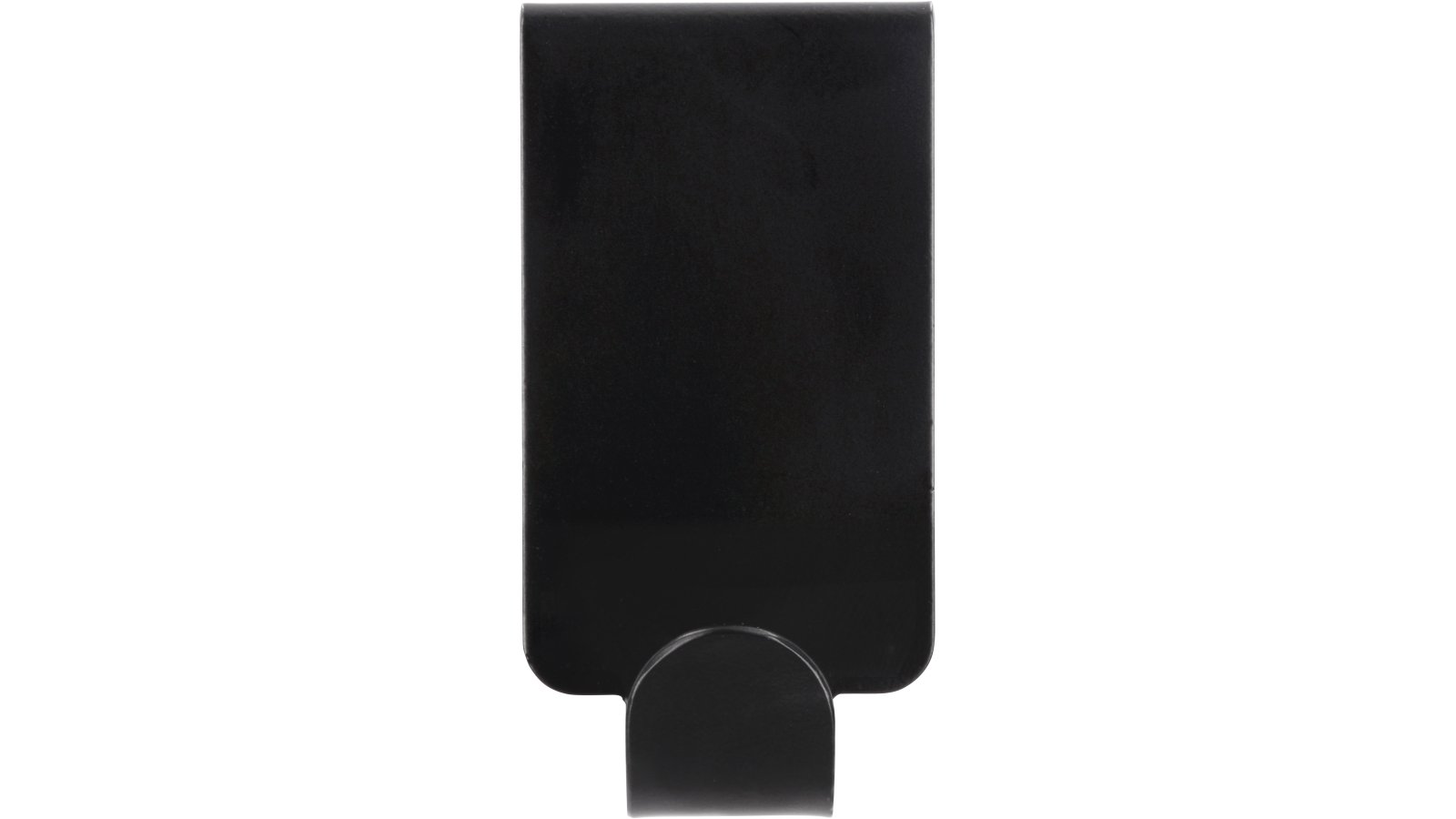 Türgarderobe Bürstadt Stahl schwarz matt pulverbeschichtet 5 stück - 57 mm lang  vor weißem Hintergrund