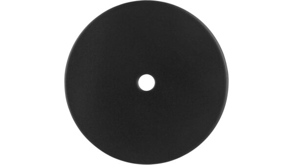 Unterlage Landau Stahl schwarz matt pulverbeschichtet - 42 mm lang  vor weißem Hintergrund