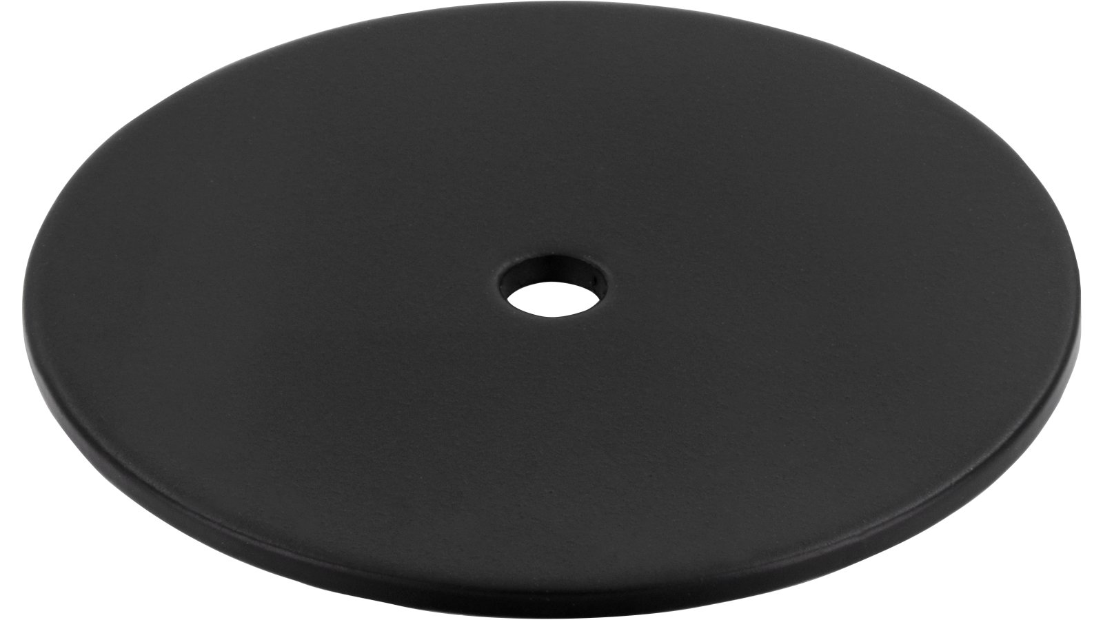 Unterlage-Landau-schwarz-Stahl-laenge-42-863858 Unterlage Landau Stahl schwarz matt pulverbeschichtet - 42 mm lang vor weißem Hintergrund