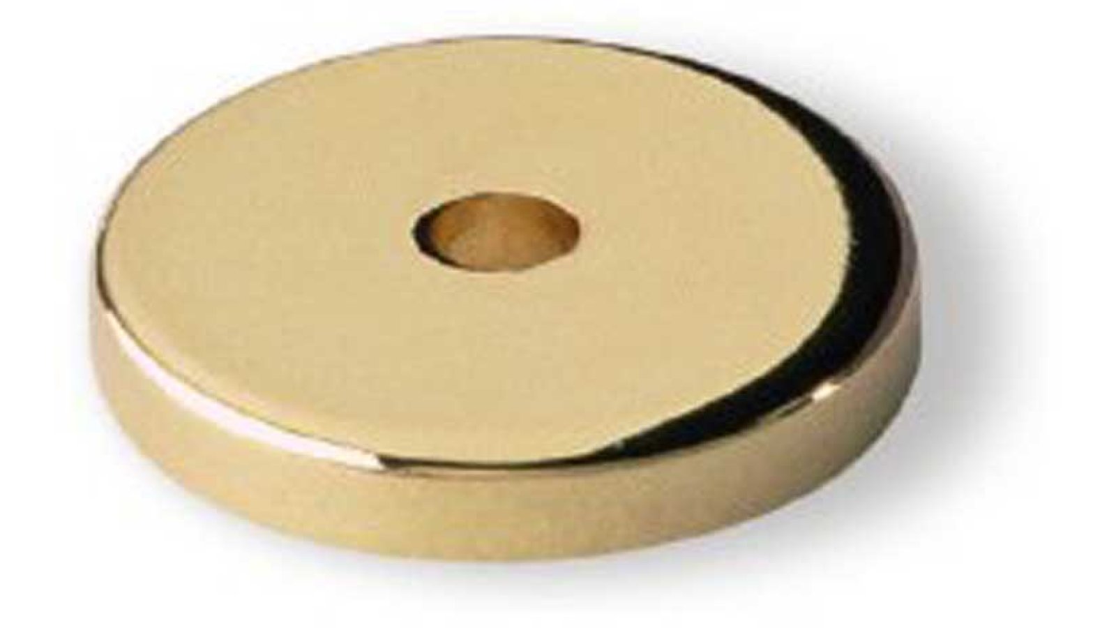 Unterlage  Druckguss vergoldet - 25 mm lang  vor weißem Hintergrund