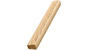 Griffleiste 1410-TRIM Holz Eiche - Lackiert - 168 mm lang  vor weißem Hintergrund