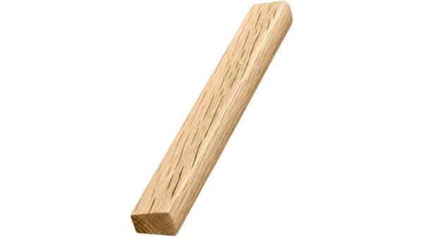 Griffleiste 1410-TRIM Holz Eiche - Lackiert - 264 mm lang vor weißem Hintergrund