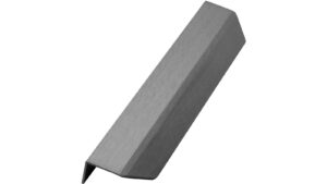 Griffleiste BLAZE-2 Aluminium - Anthrazit gebürstet - 200 mm lang  vor weißem Hintergrund