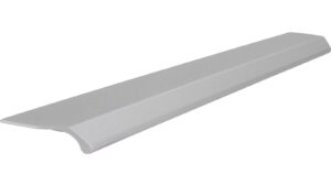 Griffleiste Bad-Wurzach Druckguss alufarbig pulverbeschichtet - 360 mm lang vor weißem Hintergrund