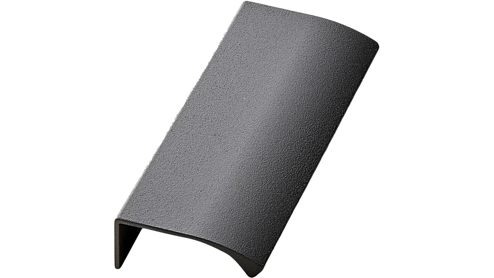 Griffleiste-EDGE-Straight-anthrazit-alufarbig-Aluminium-laenge-100-FP-000237 Griffleiste EDGE-Straight Aluminium - Anthrazit - 100 mm lang vor weißem Hintergrund