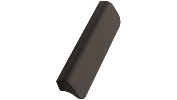 Griffleiste FALL Aluminium - Bronze antik - 140 mm lang vor weißem Hintergrund