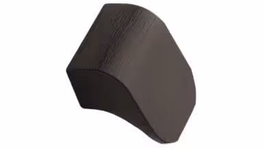 Griffleiste FALL Aluminium - Bronze antik - 28 mm lang vor weißem Hintergrund