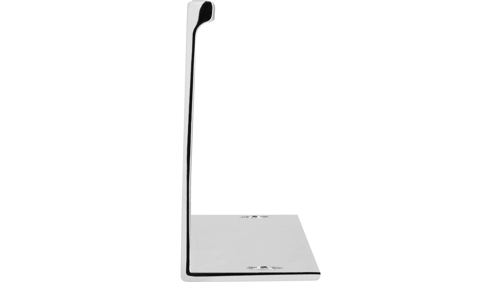 Griffleiste-Gudensberg-chrom-alufarbig-Aluminium-laenge-145-851932-stehend Griffleiste Gudensberg Aluminium chrom glänzend - 145 mm lang vor weißem Hintergrund