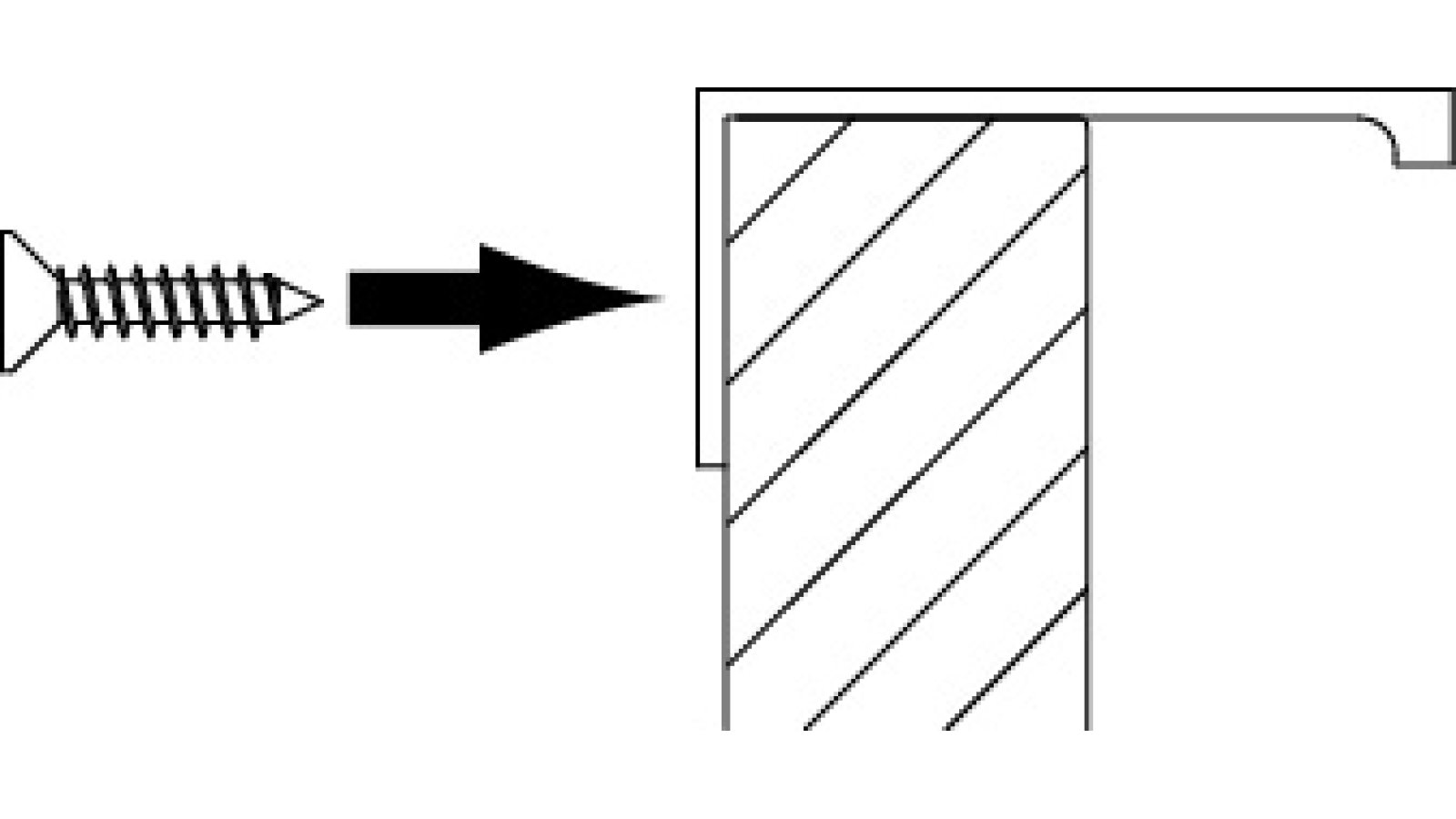 Griffleiste Gudensberg Aluminium vernickelt feingeschliffen - 145 mm lang  vor weißem Hintergrund