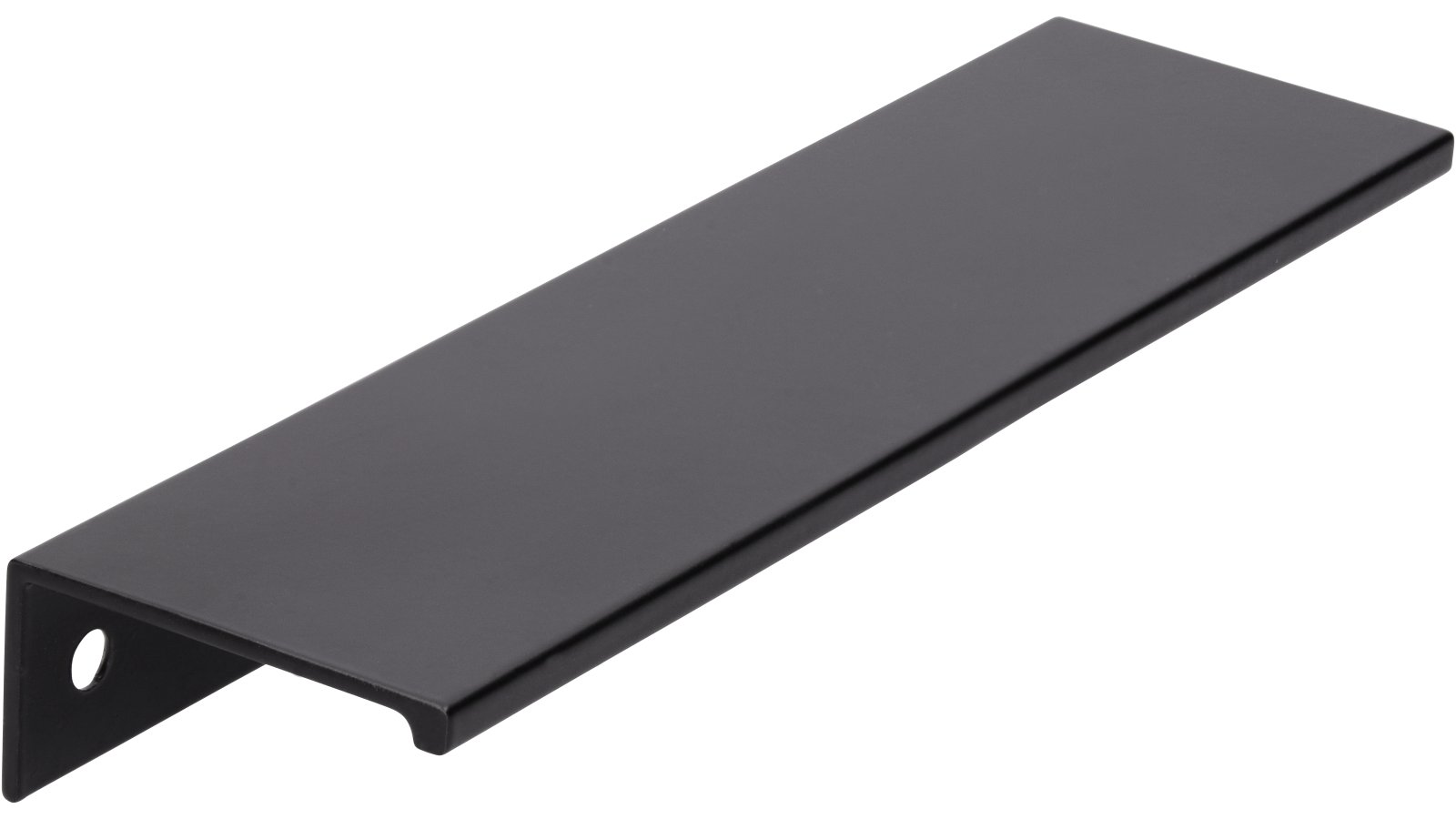 Griffleiste Gudensberg Aluminium schwarz matt pulverbeschichtet - 145 mm lang  vor weißem Hintergrund