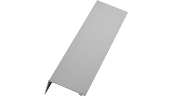 Griffleiste SHEET Aluminium - Beige - 200 mm lang vor weißem Hintergrund