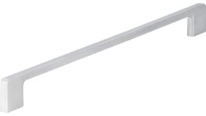 Griff Bad-Reichenhall Druckguss chrom matt - 332 mm lang  vor weißem Hintergrund