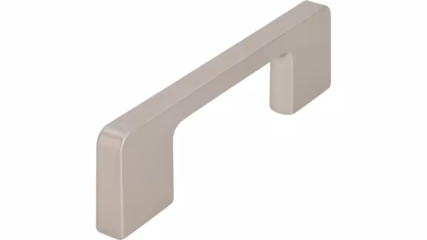 Griff Bad-Reichenhall Druckguss edelstahleffekt - 108 mm lang  vor weißem Hintergrund
