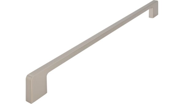 Griff Bad-Reichenhall Druckguss edelstahleffekt - 332 mm lang vor weißem Hintergrund