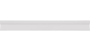 Griff Bad-Segeberg Druckguss weiß pulverbeschichtet - 180 mm lang  vor weißem Hintergrund