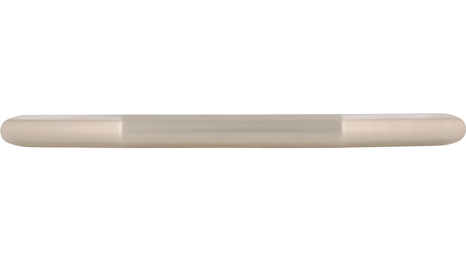 Griff Barsinghausen Druckguss matt vernickelt - 154 mm lang  vor weißem Hintergrund