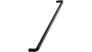 Griff COMPACT Zink - Schwarz matt - 332 mm lang  vor weißem Hintergrund