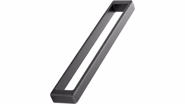 Griff CUBICO Zink - Grau antik - 202 mm lang vor weißem Hintergrund