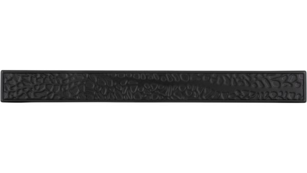 Griff Höxter Druckguss schwarz matt pulverbeschichtet - 178 mm lang  vor weißem Hintergrund
