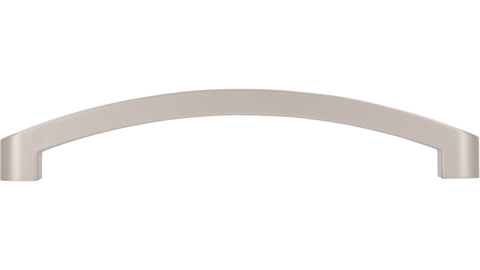 Moebelgriff-Hofheim-nickel-Kunststoff-laenge-142-663496-stehend Griff Hofheim Kunststoff metallisiert nickel - 142 mm lang vor weißem Hintergrund