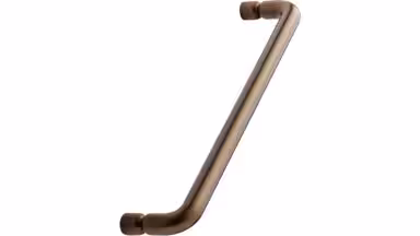Griff JUNCTION Zink - Messing gebürstet - 170 mm lang vor weißem Hintergrund