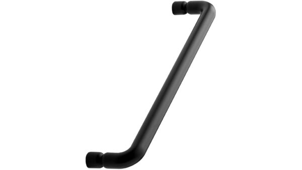 Griff JUNCTION Zink - Schwarz matt - 170 mm lang  vor weißem Hintergrund