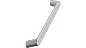 Griff LIGHT Aluminium - Edelstahloptik - 176 mm lang  vor weißem Hintergrund