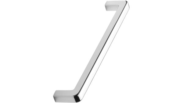 Griff MANGO Zink - Glanz verchromt - 204 mm lang vor weißem Hintergrund