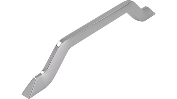 Griff Neuenburg Druckguss chrom glänzend - 186 mm lang vor weißem Hintergrund