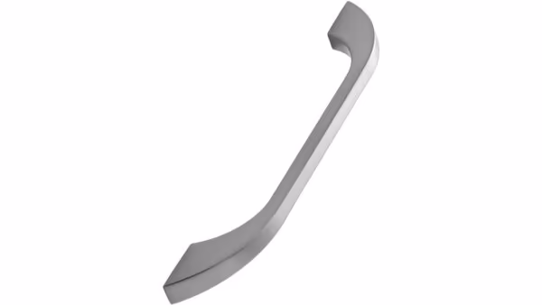 Griff SLIM Zink - Edelstahloptik - 360 mm lang vor weißem Hintergrund