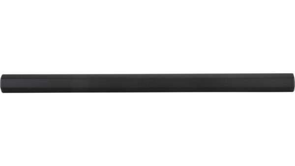 Griff Straubenhardt Druckguss schwarz matt pulverbeschichtet - 176 mm lang  vor weißem Hintergrund