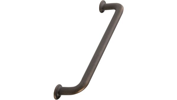 Griff U-TURN Zink - Braun antik - 187 mm lang  vor weißem Hintergrund