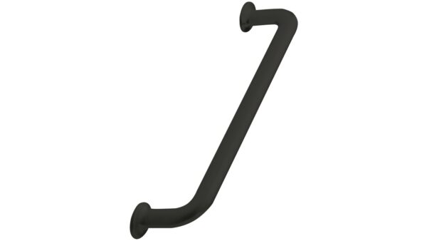 Griff U-TURN Zink - Schwarz matt - 187 mm lang  vor weißem Hintergrund