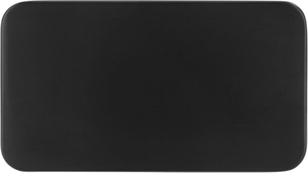 Knopf Dissen Druckguss schwarz matt pulverbeschichtet - 58 mm lang  vor weißem Hintergrund