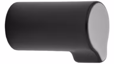 Knopf SCOPE Zink - Schwarz - 30 mm lang vor weißem Hintergrund
