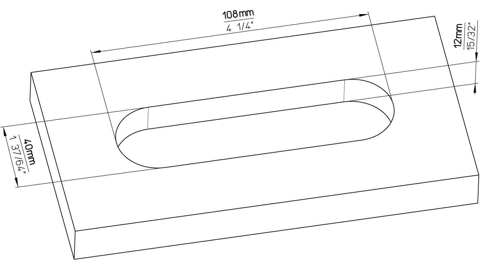 Muschelgriff-Erfurt-nickel-Kunststoff-laenge-112-673014-technische-zeichnung-2 Muschel Erfurt Kunststoff metallisiert nickel - 112 mm lang vor weißem Hintergrund