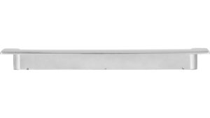 Muschel Kirchlengern Druckguss - Stahl chrom glänzend - 197 mm lang  vor weißem Hintergrund