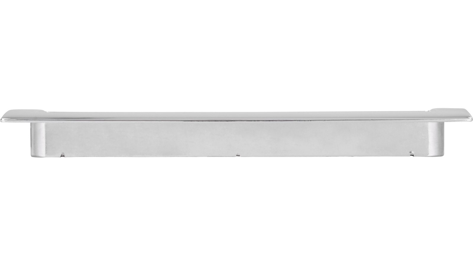 Muschel Kirchlengern Druckguss - Stahl chrom glänzend - 197 mm lang  vor weißem Hintergrund