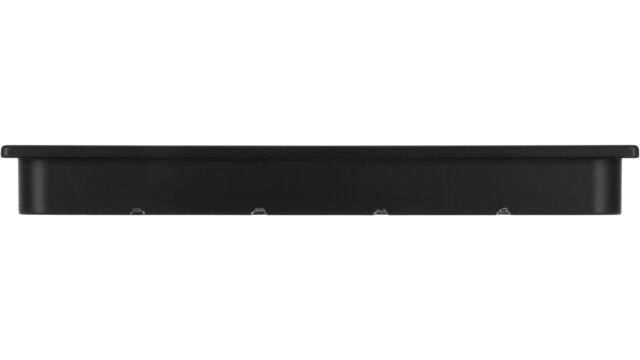 Griff Worpswede Stahl schwarz matt pulverbeschichtet - 146 mm lang  vor weißem Hintergrund