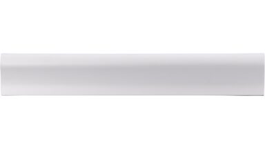 Griffleiste Berlin Aluminium silber natur matt - 148 mm lang  vor weißem Hintergrund