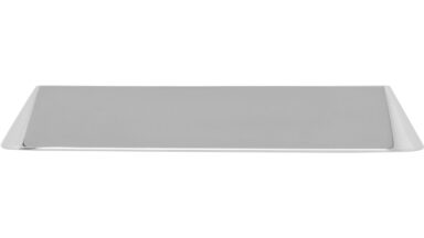 Griffleiste Cadolzburg Zinkdruckguß - chrom glänzend - 184 mm lang  vor weißem Hintergrund