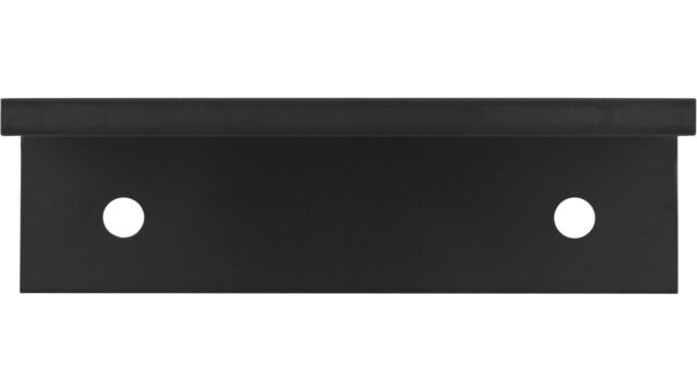 Griffleiste Gudensberg Aluminium schwarz matt pulverbeschichtet - 70 mm lang  vor weißem Hintergrund