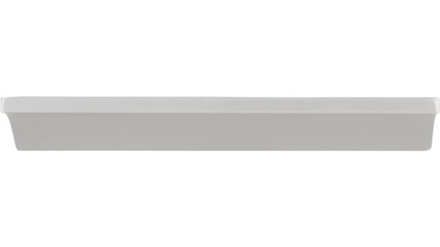 Griffleiste Husum Aluminium silber natur matt - 52 mm lang  vor weißem Hintergrund
