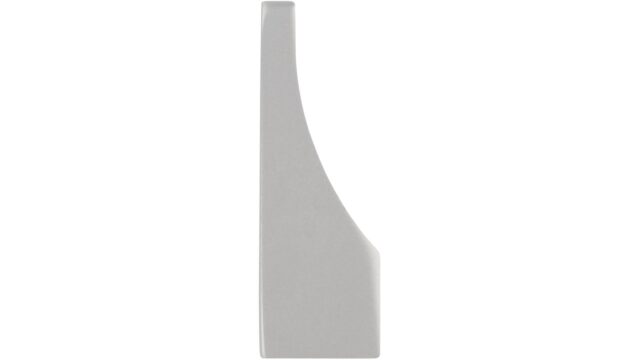 Griffleiste Husum Aluminium silber natur matt - 52 mm lang  vor weißem Hintergrund