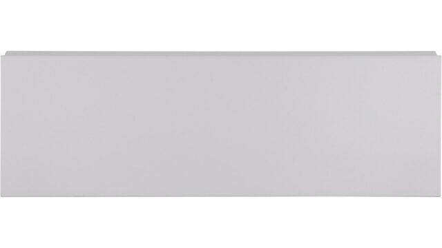 Griffleiste Oberkirch Aluminium silber natur matt - 148 mm lang  vor weißem Hintergrund
