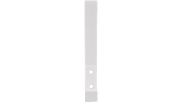 Haken Langenau Kunststoff weiß - 135 mm lang  vor weißem Hintergrund