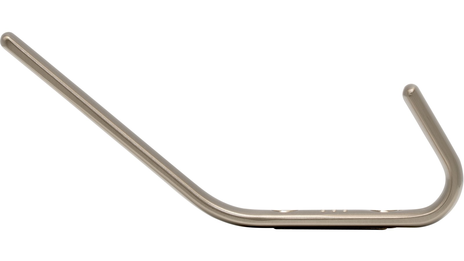 Kleiderhaken-Quickborn-nickel-Zinkdruckguss-laenge-150-626464-stehend Haken Quickborn Druckguss vernickelt feingeschliffen - 150 mm lang vor weißem Hintergrund