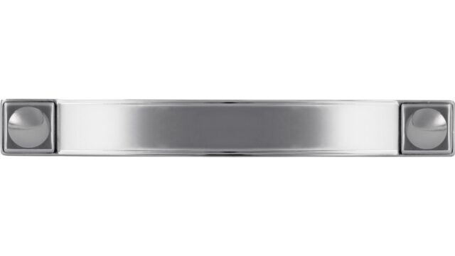 Griff Bad-Friedrichshall Druckguss chrom glänzend - 110 mm lang  vor weißem Hintergrund